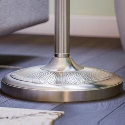 Kenroy Riverside Swing Arm Floor Lamp In Brushed Steel -Home Decor Store 63691109 3