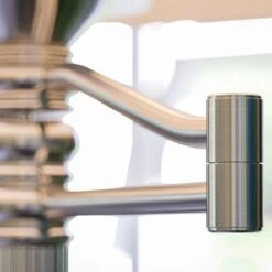 Kenroy Riverside Swing Arm Floor Lamp In Brushed Steel -Home Decor Store 63691109 4