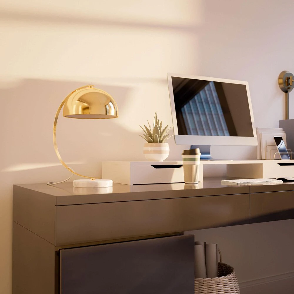 Kenroy Bubble Desk Lamp In Gold 12 Kenroy Bubble Desk Lamp In Gold - Image 10