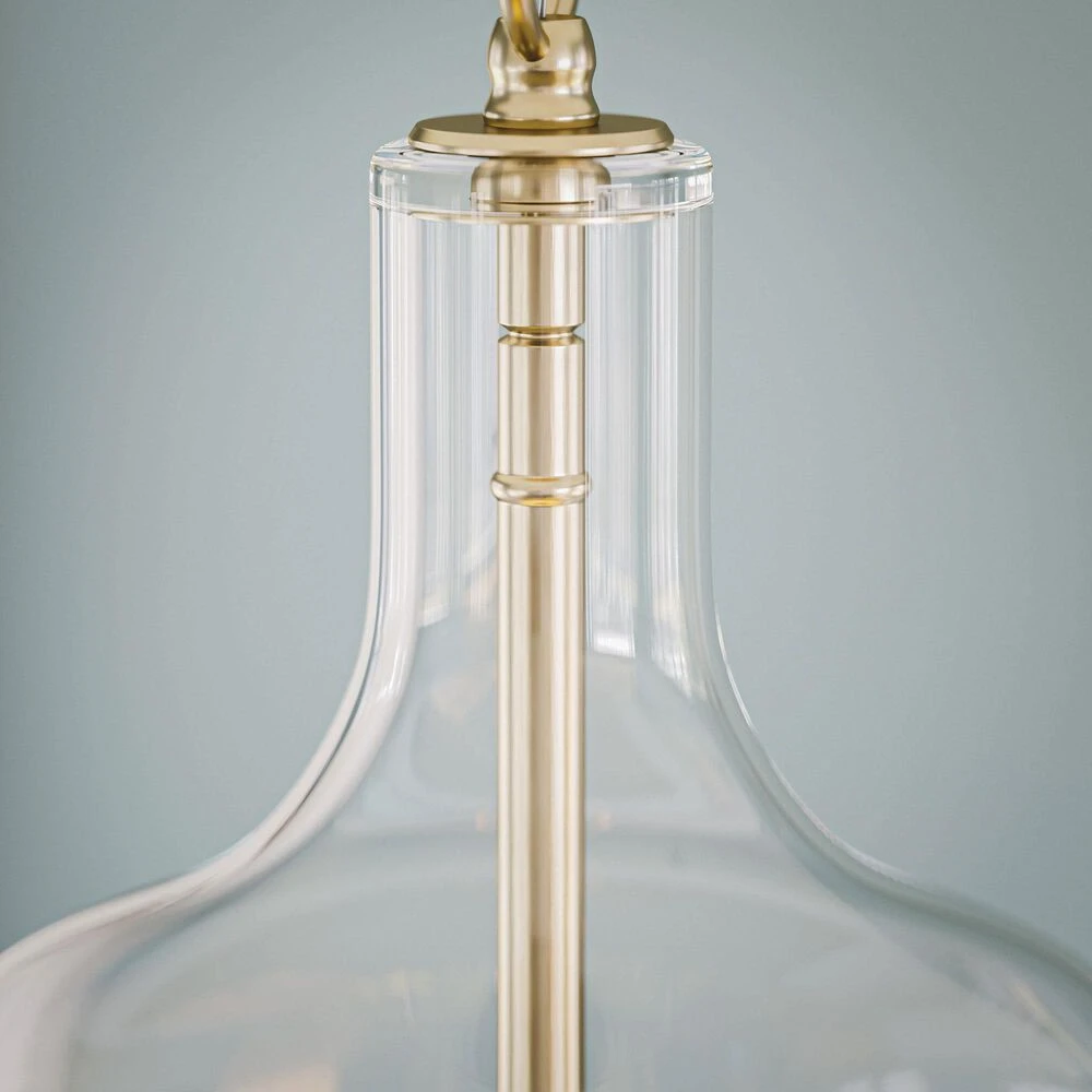 Kenroy Capri 1-Light Mini Pendant In Antique Brass 5 Kenroy Capri 1-Light Mini Pendant In Antique Brass - Image 3