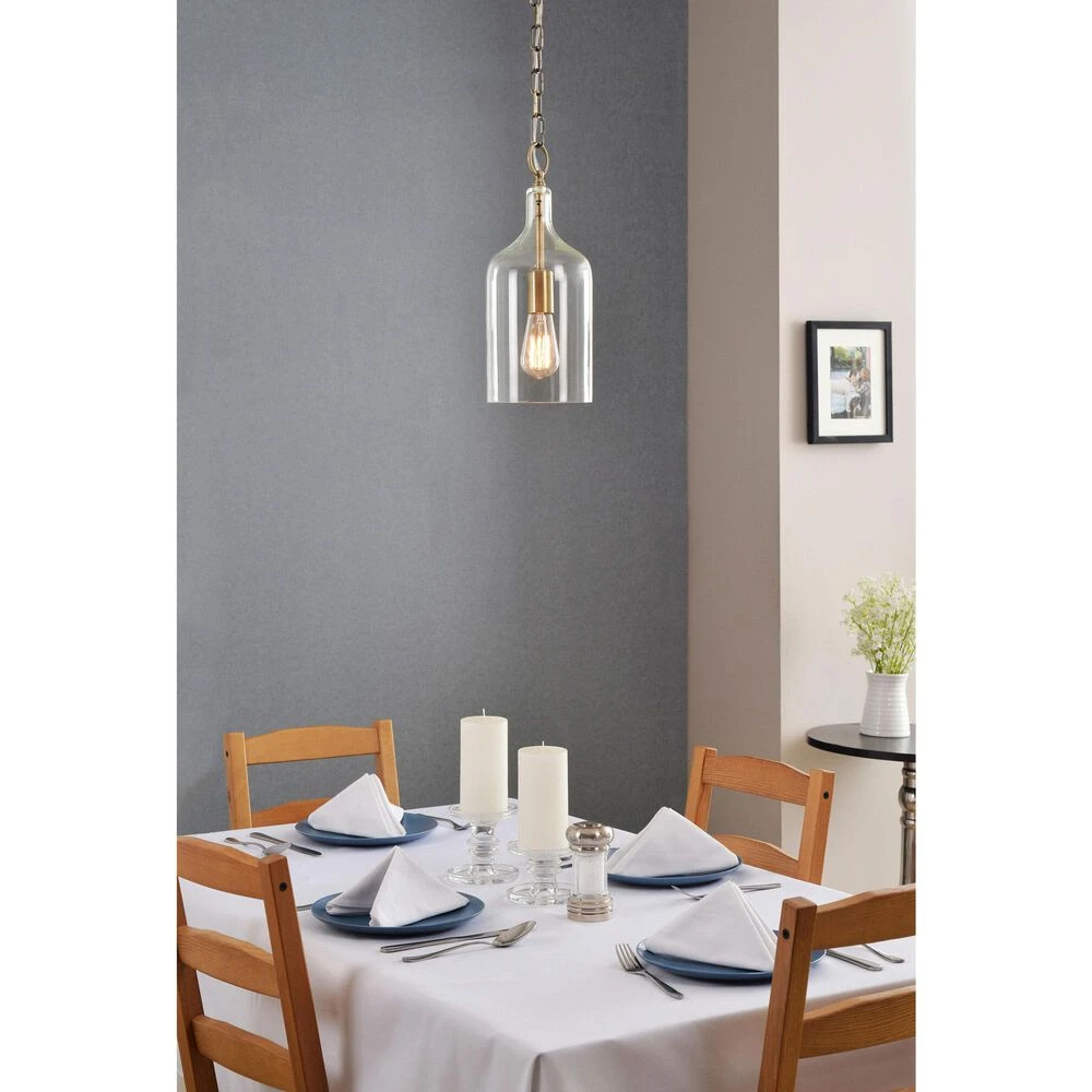 Kenroy Capri 1-Light Mini Pendant In Antique Brass 8 Kenroy Capri 1-Light Mini Pendant In Antique Brass - Image 6