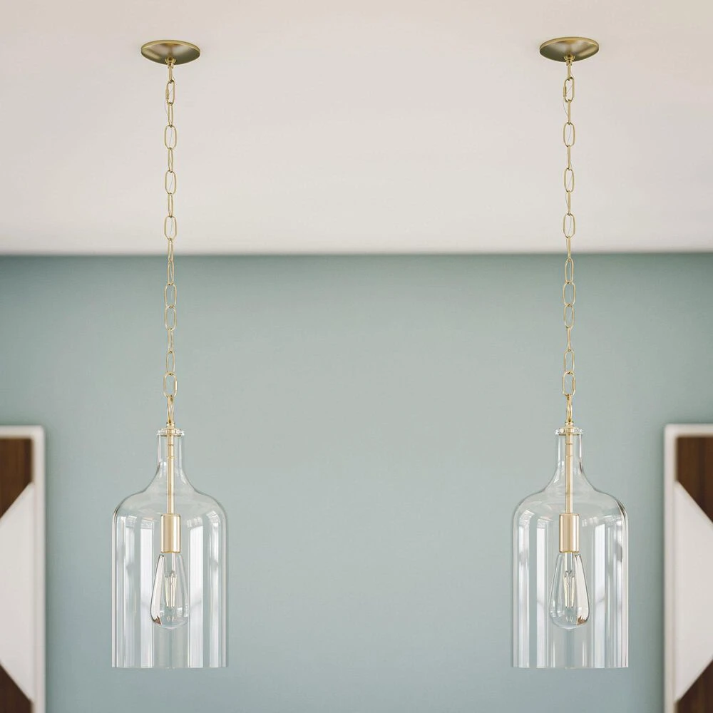 Kenroy Capri 1-Light Mini Pendant In Antique Brass 11 Kenroy Capri 1-Light Mini Pendant In Antique Brass - Image 9