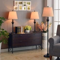 Kenroy Charlotte Floor And Table Lamp Set In Oil Rubbed Bronze (Set Of 3) 27 Kenroy Charlotte Floor And Table Lamp Set In Oil Rubbed Bronze (Set Of 3) -Home Decor Store 63691208 13