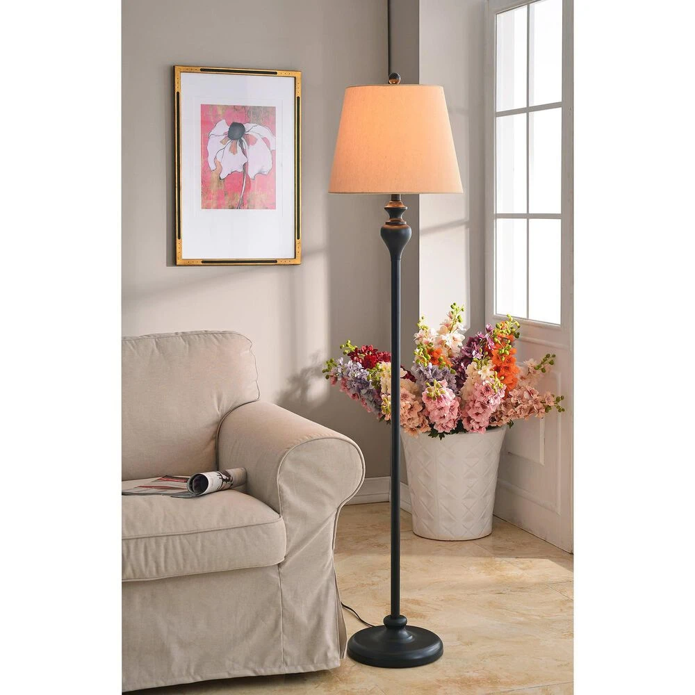 Kenroy Charlotte Floor And Table Lamp Set In Oil Rubbed Bronze (Set Of 3) 7 Kenroy Charlotte Floor And Table Lamp Set In Oil Rubbed Bronze (Set Of 3) - Image 5