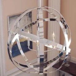 Kenroy Global 3-Light Chandelier In Silver 13 Kenroy Global 3-Light Chandelier In Silver -Home Decor Store 63691224 4