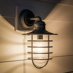 Kenroy Eli 1-Light Lantern In Sandy Black -Home Decor Store 63691349 3