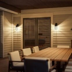 Kenroy Eli 1-Light Lantern In Sandy Black -Home Decor Store 63691349 8