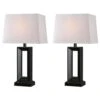 Kenroy Katherine Table Lamp In Black (Set Of 2) -Home Decor Store 63691414 1
