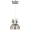 Kenroy Nautilus 1-Light Mini Pendant In Antique Nickel -Home Decor Store 63691430 1