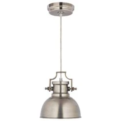 Kenroy Nautilus 1-Light Mini Pendant In Antique Nickel