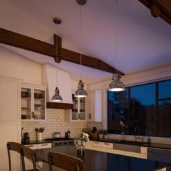 Kenroy Nautilus 1-Light Mini Pendant In Antique Nickel -Home Decor Store 63691430 8