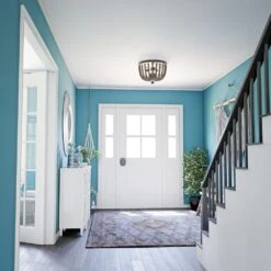 Kenroy Dumas 3-Light Flush Mount In Golden Bronze -Home Decor Store 63691547 6