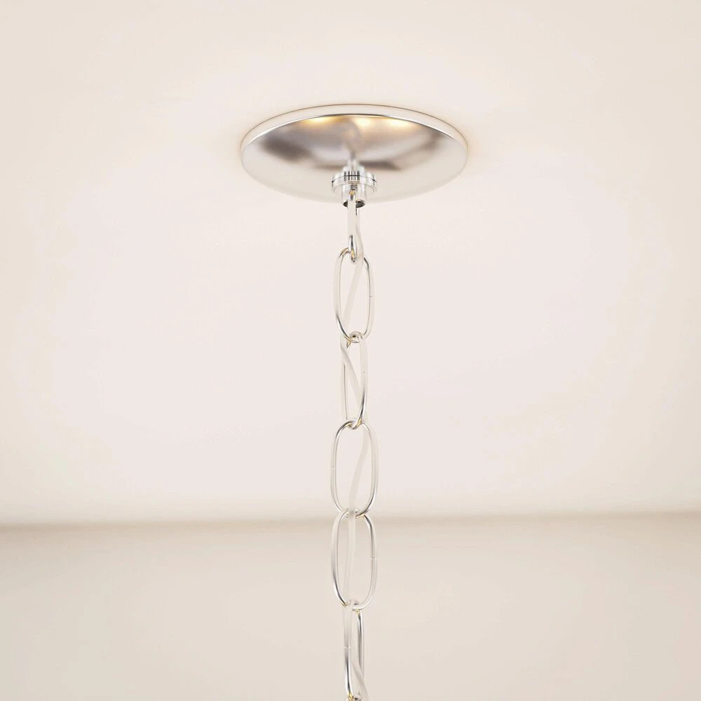 Kenroy Swiv 6-Light Chandelier In Silver 7 Kenroy Swiv 6-Light Chandelier In Silver - Image 5