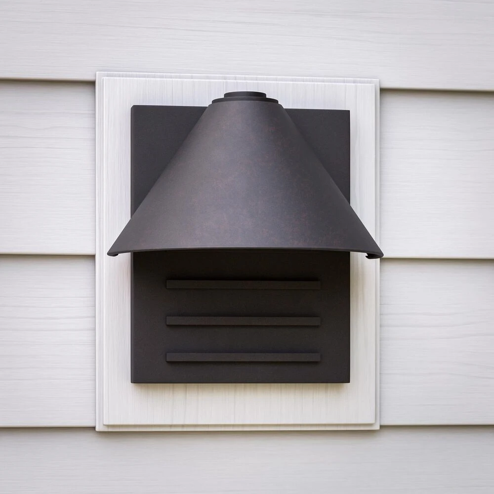 Kenroy Fairbanks 1-Light Small Wall Lantern In Copper 4 Kenroy Fairbanks 1-Light Small Wall Lantern In Copper - Image 2