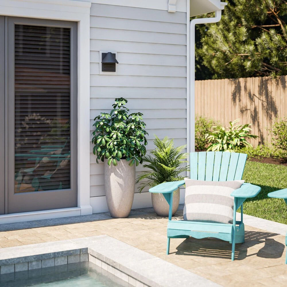 Kenroy Fairbanks 1-Light Small Wall Lantern In Copper 6 Kenroy Fairbanks 1-Light Small Wall Lantern In Copper - Image 4