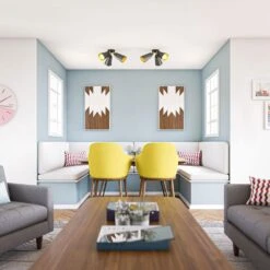 Kenroy Alvar 3-Light Flush Mount In Matte Black And Gold 14 Kenroy Alvar 3-Light Flush Mount In Matte Black And Gold -Home Decor Store 63691687 5