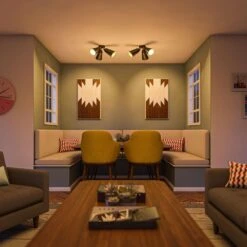 Kenroy Alvar 3-Light Flush Mount In Matte Black And Gold 16 Kenroy Alvar 3-Light Flush Mount In Matte Black And Gold -Home Decor Store 63691687 7