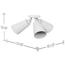 Kenroy Alvar 3-Light Flush Mount In Matte Black And Gold 17 Kenroy Alvar 3-Light Flush Mount In Matte Black And Gold -Home Decor Store 63691687 8