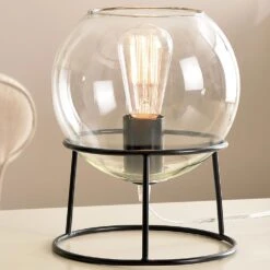 Kenroy Planet Accent Lamp In Black -Home Decor Store 63691810 2