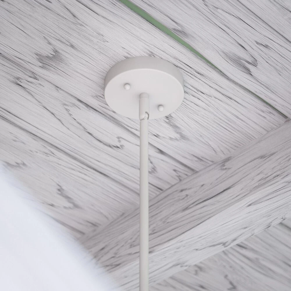 Kenroy Butler 1-Light Pendant In White 8 Kenroy Butler 1-Light Pendant In White - Image 6