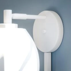 Kenroy Ash 1-Light Wall Sconce In Matte White 11 Kenroy Ash 1-Light Wall Sconce In Matte White -Home Decor Store 63691877 3