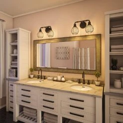 Kenroy Cagney 2-Light Vanity In Black -Home Decor Store 63691885 8