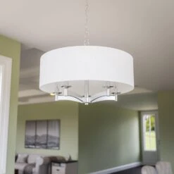 Kenroy Rutherford 5-Light Pendant In Brushed Steel -Home Decor Store 63691901 5