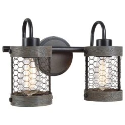 Kenroy Cozy 2-Light Vanity In Oil Rubbed Bronze