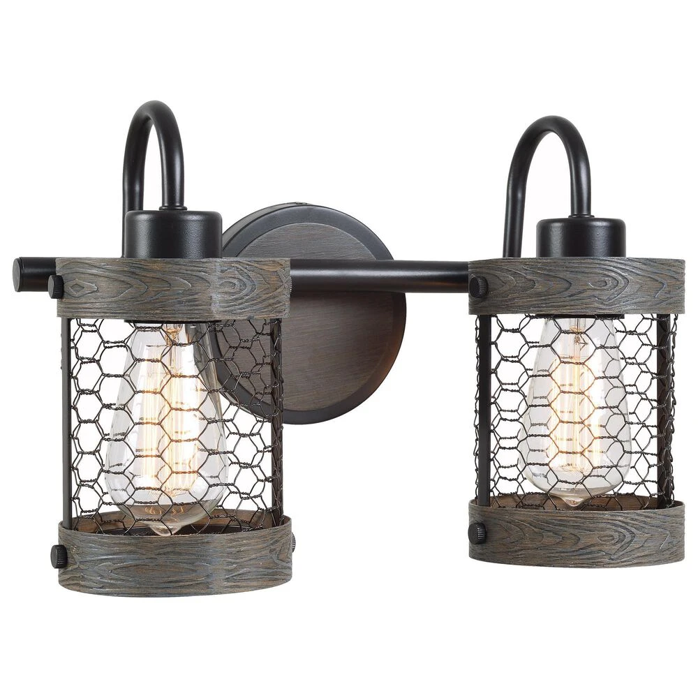 Kenroy Cozy 2-Light Vanity In Oil Rubbed Bronze 3 Kenroy Cozy 2-Light Vanity In Oil Rubbed Bronze