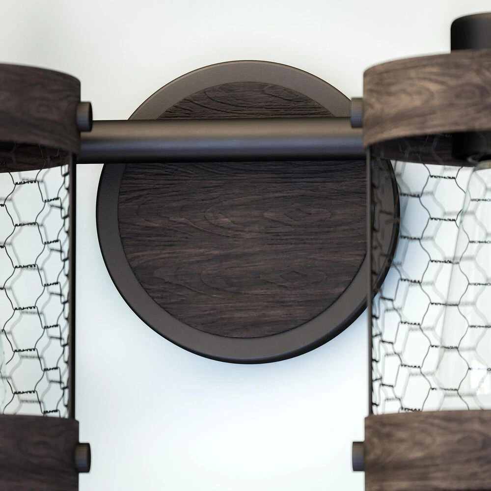 Kenroy Cozy 2-Light Vanity In Oil Rubbed Bronze 5 Kenroy Cozy 2-Light Vanity In Oil Rubbed Bronze - Image 3