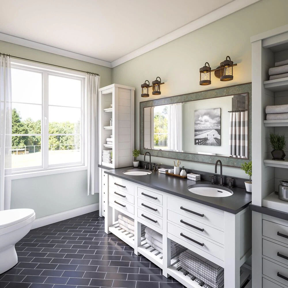 Kenroy Cozy 2-Light Vanity In Oil Rubbed Bronze 8 Kenroy Cozy 2-Light Vanity In Oil Rubbed Bronze - Image 6