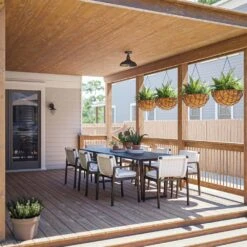 Kenroy Dale 1-Light Large Patio Semi-Flush In Sand Black 14 Kenroy Dale 1-Light Large Patio Semi-Flush In Sand Black -Home Decor Store 63691976 5