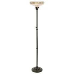 Kenroy Wren Torchiere In Oil Rubbed Bronze Finish