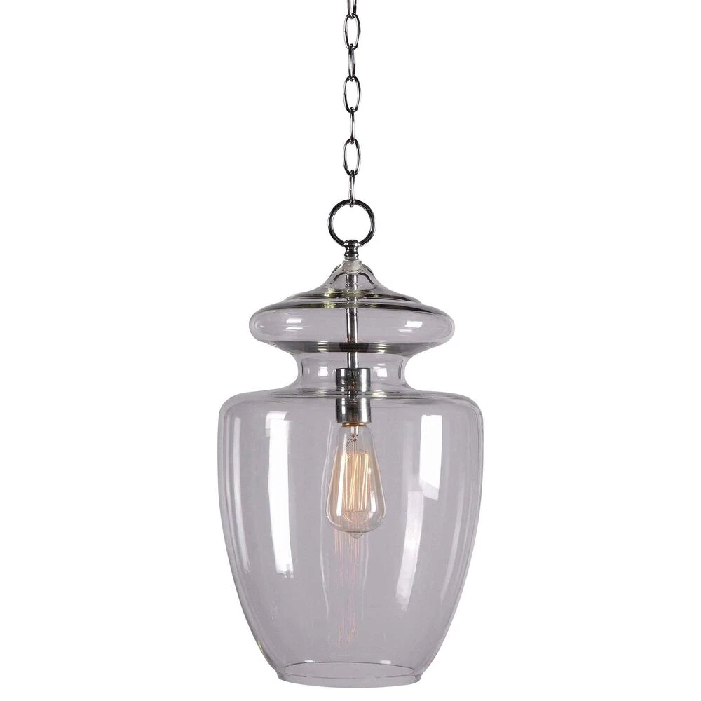 Kenroy Apothecary 1-Light Pendant In Chrome 4 Kenroy Apothecary 1-Light Pendant In Chrome - Image 2