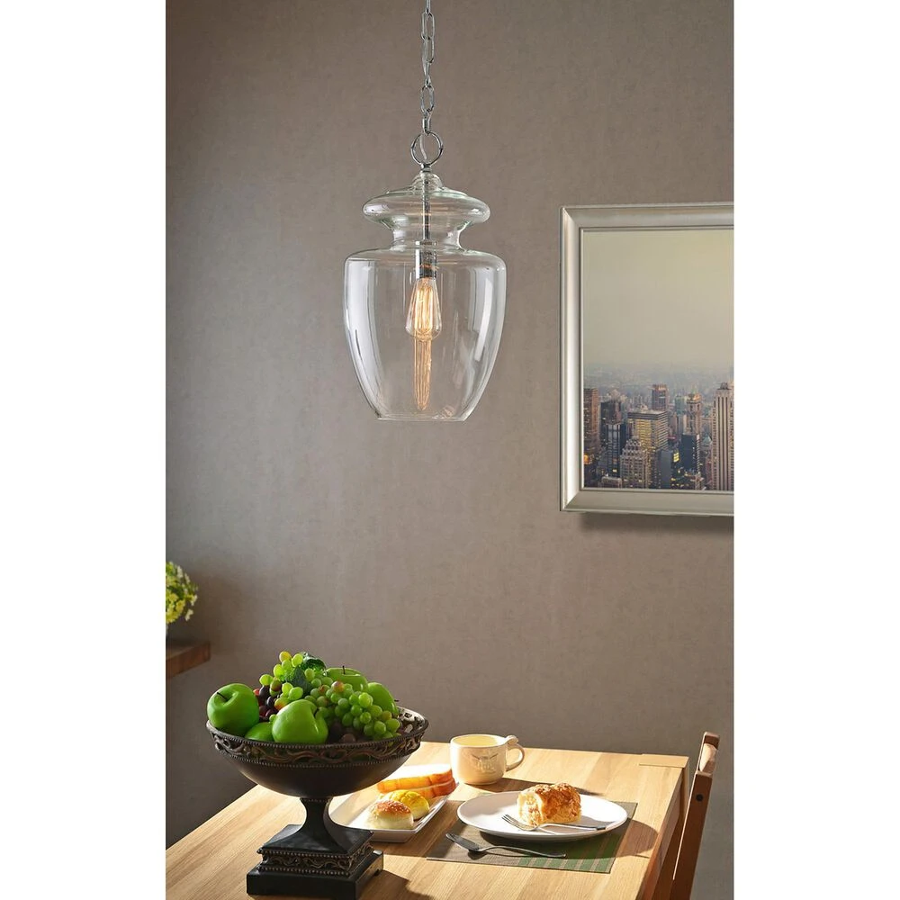 Kenroy Apothecary 1-Light Pendant In Chrome 7 Kenroy Apothecary 1-Light Pendant In Chrome - Image 5