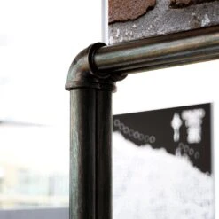 Kenroy Steam Fitter Wall Mirror In Silver 14 Kenroy Steam Fitter Wall Mirror In Silver -Home Decor Store 63692198 4