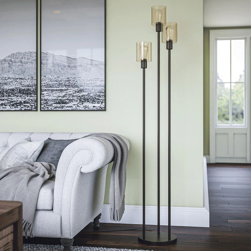 Kenroy Thornton Torchiere In Warm Bronze 4 Kenroy Thornton Torchiere In Warm Bronze - Image 2