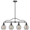 Kenroy Cagney 4-Light Island In Black -Home Decor Store 63692321 1