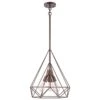 Kenroy Pyramid 3-Light Pendant In Vintage Copper 2 Kenroy Pyramid 3-Light Pendant In Vintage Copper -Home Decor Store 63692362 1