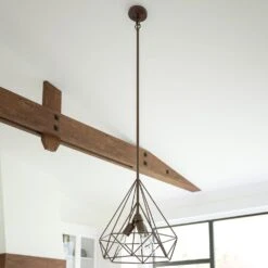 Kenroy Pyramid 3-Light Pendant In Vintage Copper -Home Decor Store 63692362 2