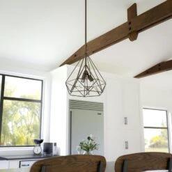 Kenroy Pyramid 3-Light Pendant In Vintage Copper -Home Decor Store 63692362 5