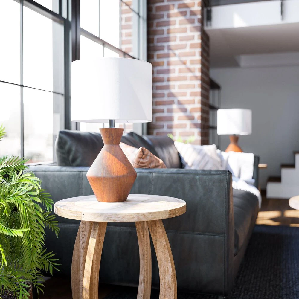 Kenroy Barista Table Lamp In Real Natural And Black 8 Kenroy Barista Table Lamp In Real Natural And Black - Image 6