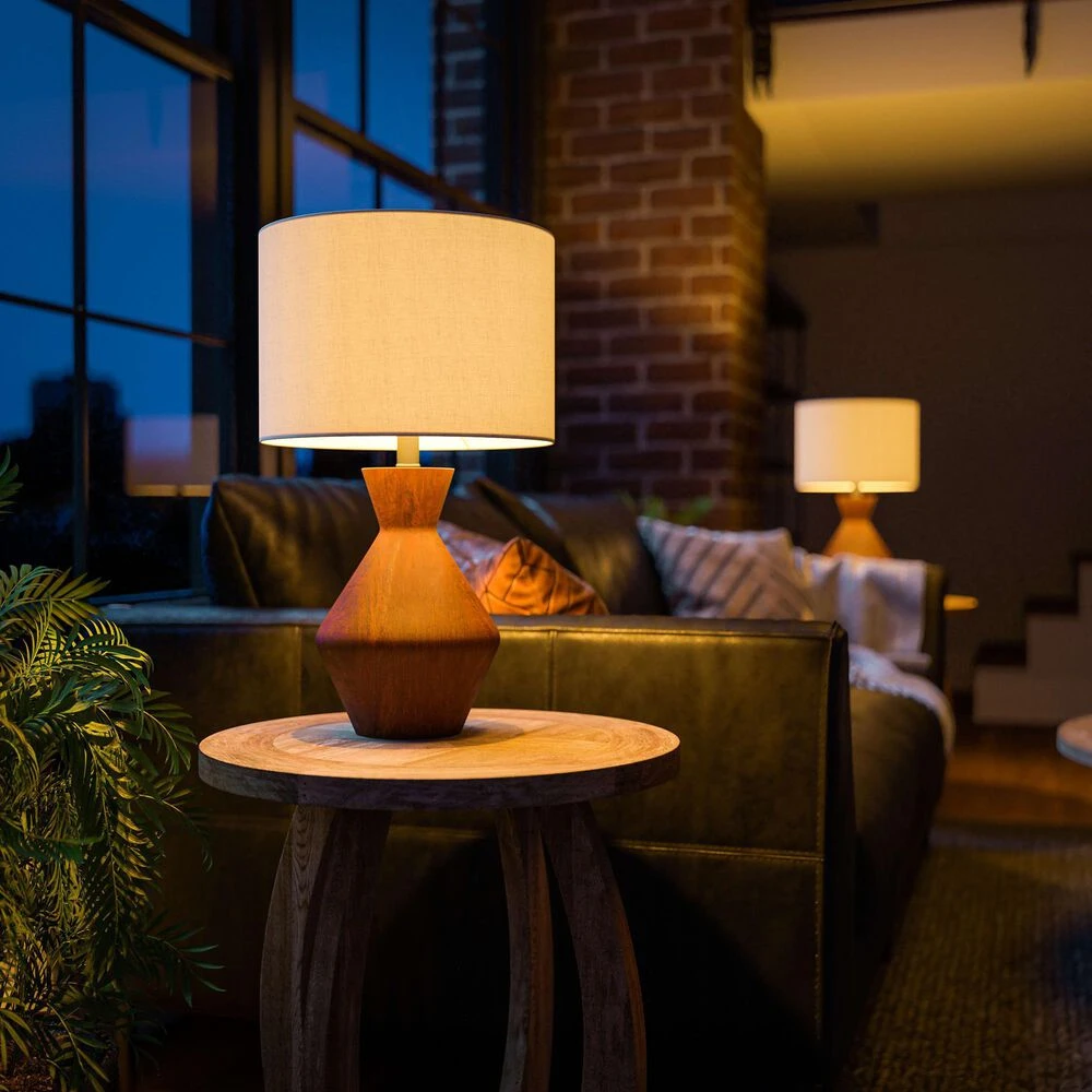 Kenroy Barista Table Lamp In Real Natural And Black 9 Kenroy Barista Table Lamp In Real Natural And Black - Image 7