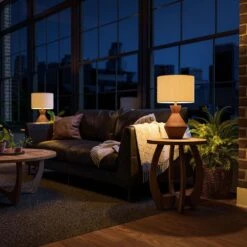 Kenroy Barista Table Lamp In Real Natural And Black 17 Kenroy Barista Table Lamp In Real Natural And Black -Home Decor Store 63692388 8