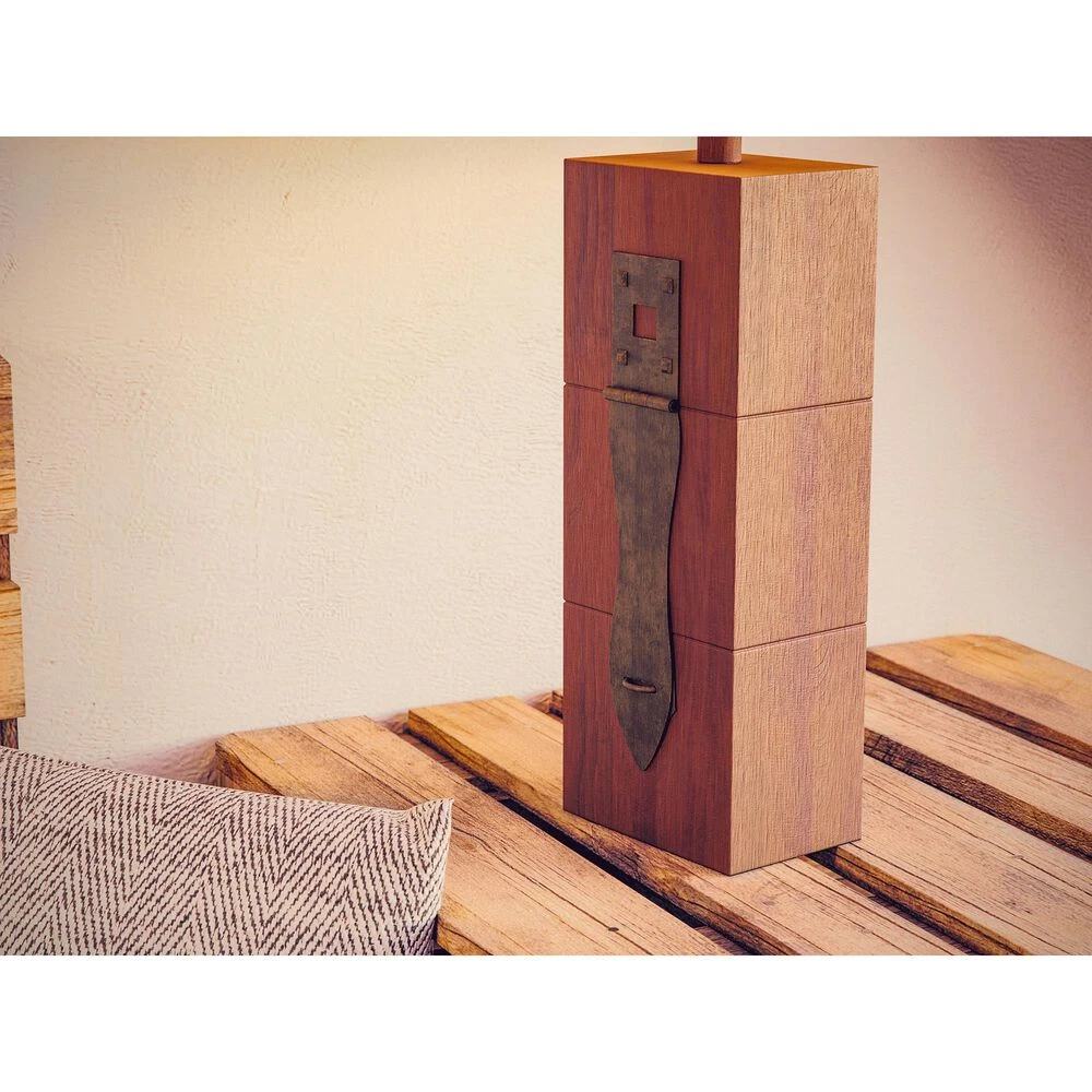 Kenroy Locke Table Lamp In Brown 6 Kenroy Locke Table Lamp In Brown - Image 4