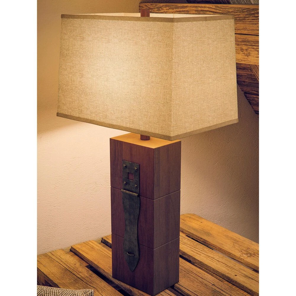 Kenroy Locke Table Lamp In Brown 7 Kenroy Locke Table Lamp In Brown - Image 5