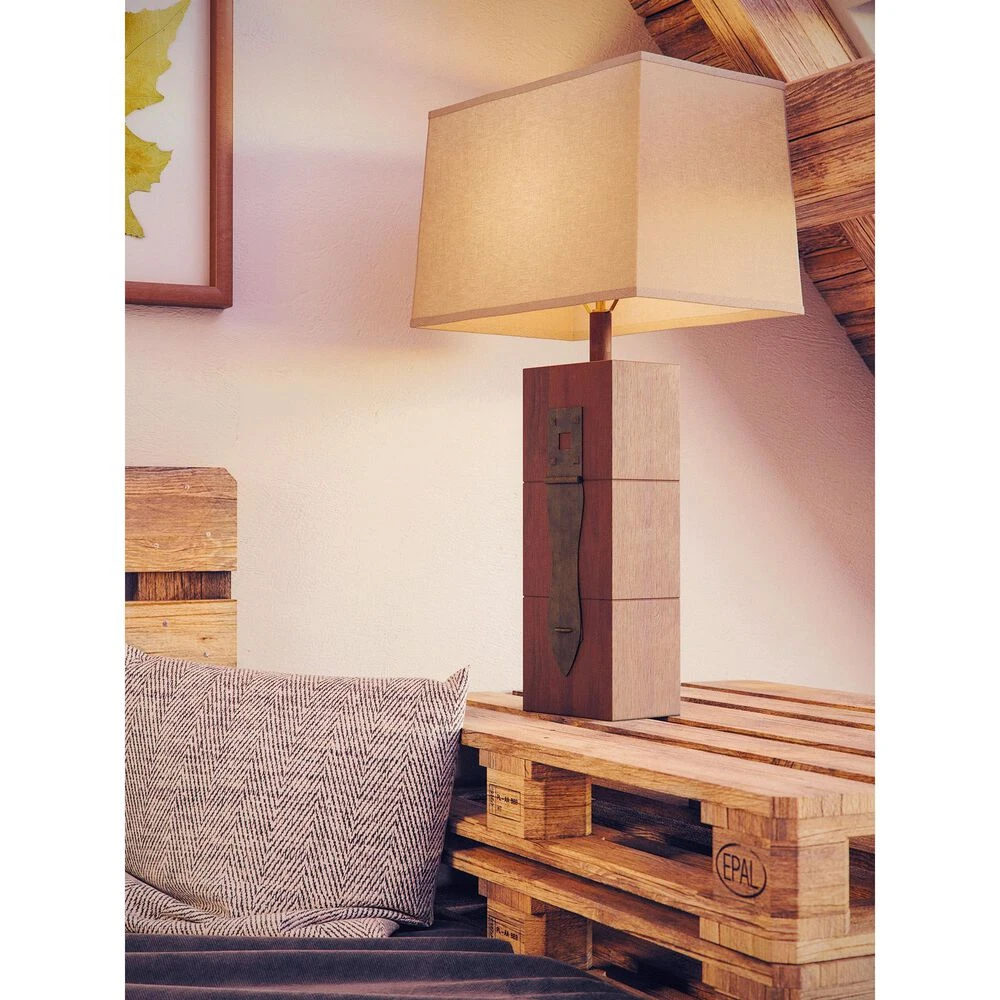 Kenroy Locke Table Lamp In Brown 8 Kenroy Locke Table Lamp In Brown - Image 6