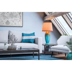 Kenroy Tucson Table Lamp In Teal -Home Decor Store 63692412 5