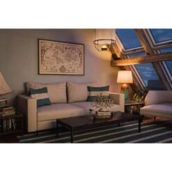 Kenroy Tucson Table Lamp In Teal -Home Decor Store 63692412 8