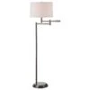 Kenroy Theta Swing Arm Floor Lamp In Silver -Home Decor Store 63692495 1